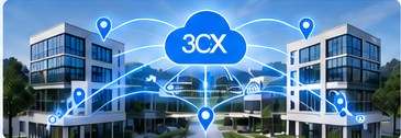 Vernetzung mehrerer Unternehmensstandorte über 3CX